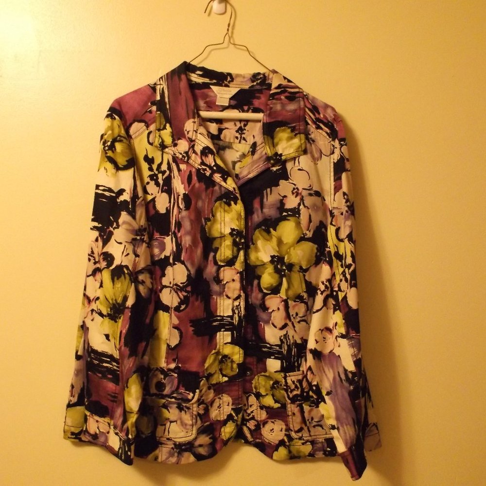CJ BANKS LONG SLEEVE JACKET